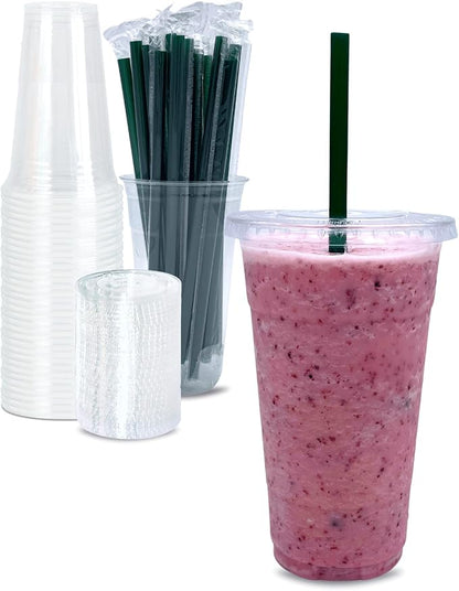 Cappatua 24 oz Clear Plastic Cups by Cappatua