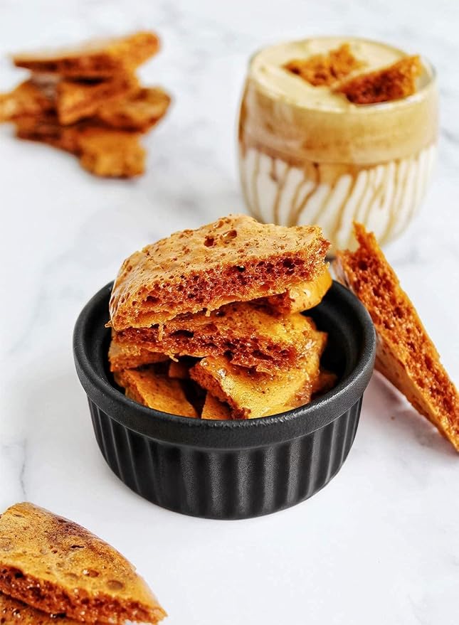 LE TAUCI Ramekins 4 OZ Oven Safe, Creme Brulee Ramekins, Pudding Custard Cups - Image 4