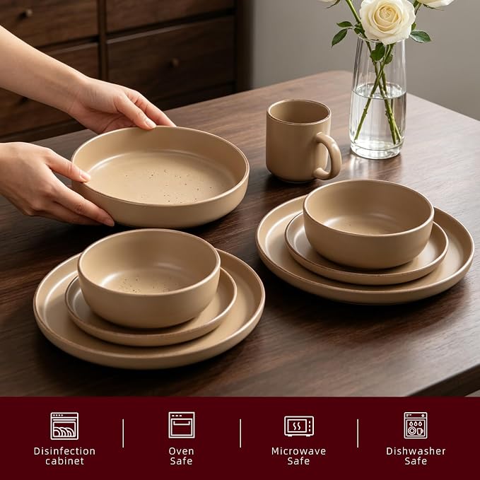 HomeVSS 20-Piece Dinnerware Set - Image 3