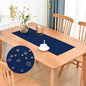 Faux Linen Small Table Runner Water Resistant 13 x 36 in, Coffee Table Runner by Nacuci