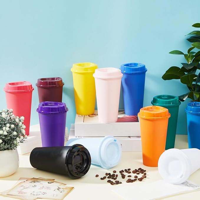 FillTouch 36 Pcs 16 oz Reusable Coffee Cups - Image 4