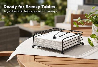 2Pack Napkin Holder for Table, Flat Napkin Dispenser - Image 3