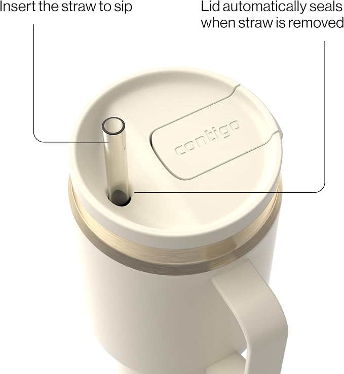 Contigo SnapSeal 30 oz Stainless Steel Vacuum-Insulated Tumbler - Image 3