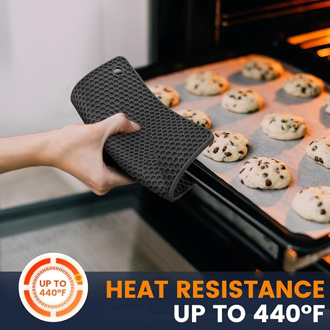 Silicone Trivet Mats 4 Heat Resistant Pot Holders Multipurpose Non-Slip Hot Pads - Image 7