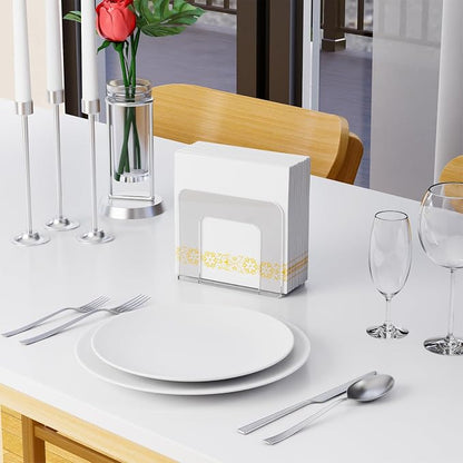 2 Pack Square Clear Napkin Holder - Image 2