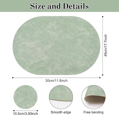 Faux Leather Placemats Set of 6 - Image 2