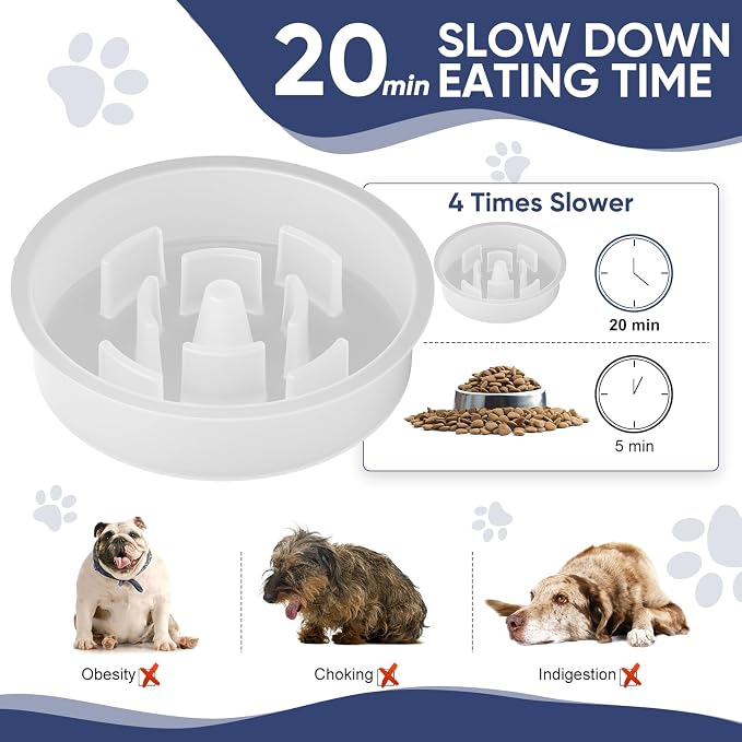 XIAZ Elevated Dog Bowls Large Breed Raised Dogs Bowl Stand Large/Medium Sized - Image 4