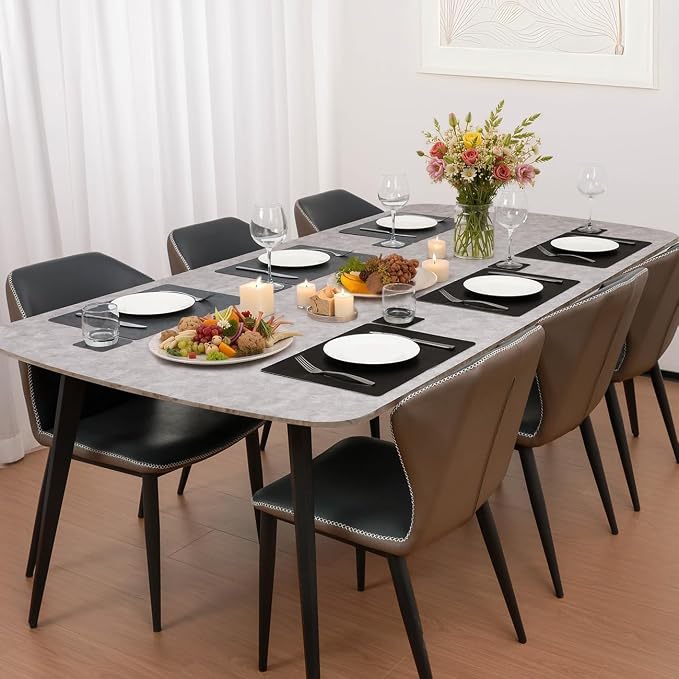 Vinyl Placemats Set of 6, Dual Sided Place Mats - Image 8