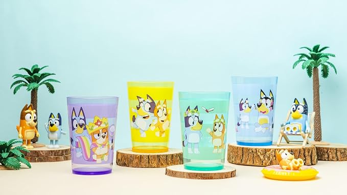 Zak Designs Bluey Nesting Tumbler Set Includes Durable Plastic Cups - Image 9