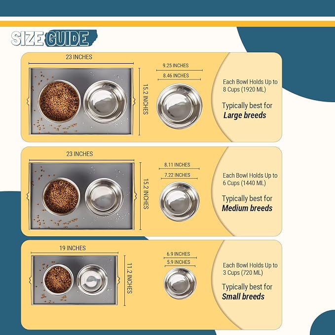Deep Stainless Steel Anti-Slip Dog Bowls - Image 7