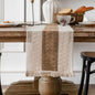 ZAIIVE Geometric Patterned Table Runner by ZAIIVE