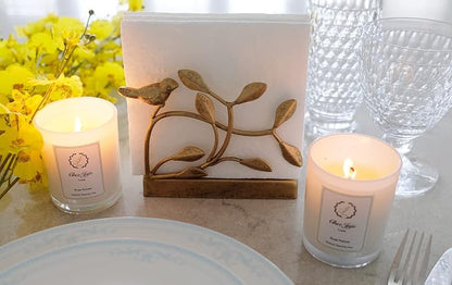 Golden Bird Vertical Napkin Holder | Elegant Sturdy Disposable Paper Hand Towel - Image 4