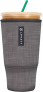 Sok It JavaSok Iced Coffee & Cold Soda Insulated Neoprene Cup Sleeve (Anthracite, XXLarge: 44-48oz)