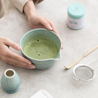 Ochcahser Matcha Set, Matcha Whisk Set Includes 17 oz Matcha Bowl | Matcha - Image 8