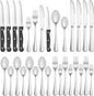 36 Pcs Silverware Set with Steak Knives by MUTNITT