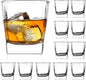 QAPPDA Heavy Base Whiskey Glasses, 8 oz Set of 12, Classic Design, Great Gift by QAPPDA