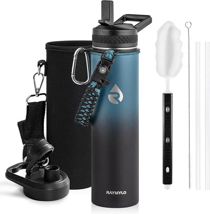 RAYMYLO Insulated Water Bottle 24 oz, Triple Wall Vacuum Stainless Steel | by RAYMYLO