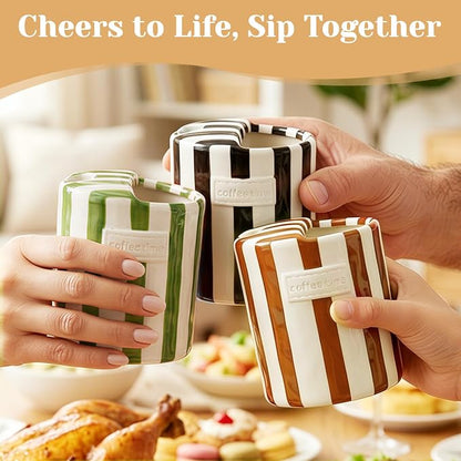 Ceramic Coffee Mug Novelty Ceramic Travel Mug Cute Espresso Cups To Go - Image 3