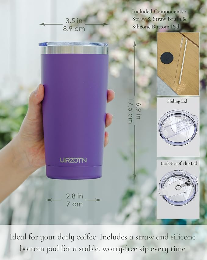 20oz Travel Coffee Tumbler - Image 2