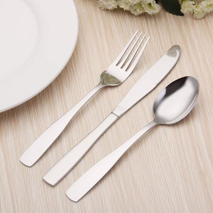 Silverware Set, 20-Piece Stainless Steel Flatware set, Tableware Cutlery Set - Image 6