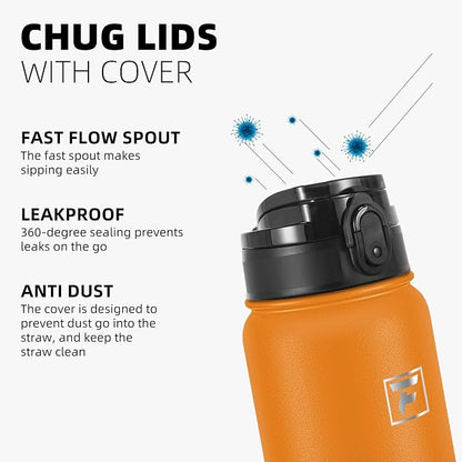 Fanhaw 32 oz Insulated Stainless Steel Water Bottle - Image 4