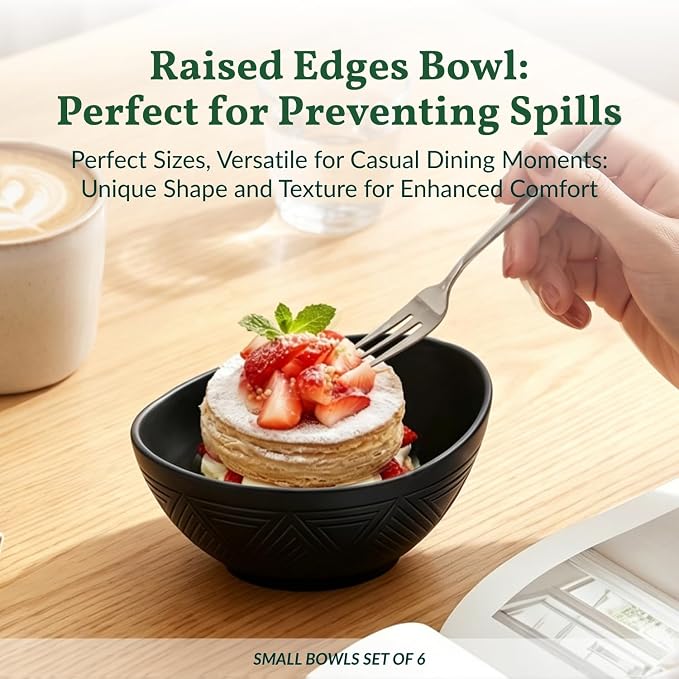 Wheat Straw Bowls 10 OZ Small Bowls Unbreakable Small Serving Bowls - Image 7