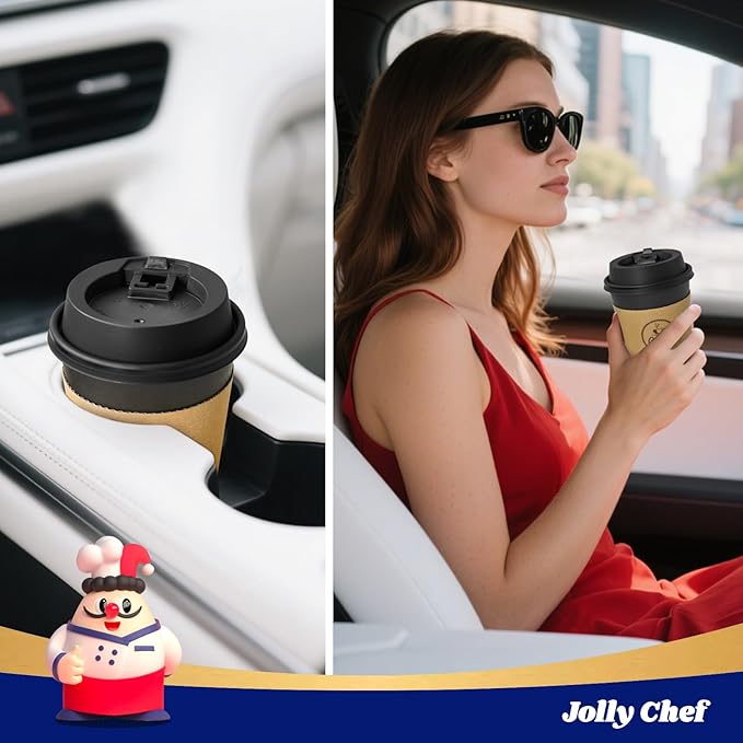 JOLLY CHEF 100 Count 10 oz Coffee Cups - Image 6