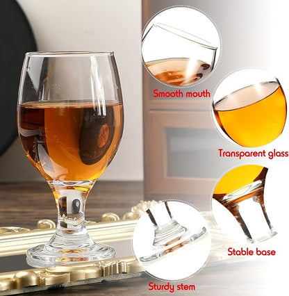 Patelai Set of 60 Water Goblet, 13.5 oz Clear Drinking Glasses Bulk Dishwasher - Image 3