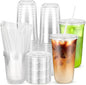 25 Pack 20 oz Round Bottom Plastic Cups by Etersky