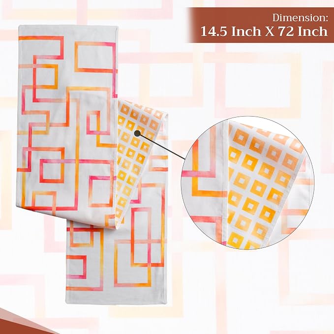 Maison d' Hermine Table Runner 100% Cotton 14.50" x 72" | Table Runners 72 - Image 4