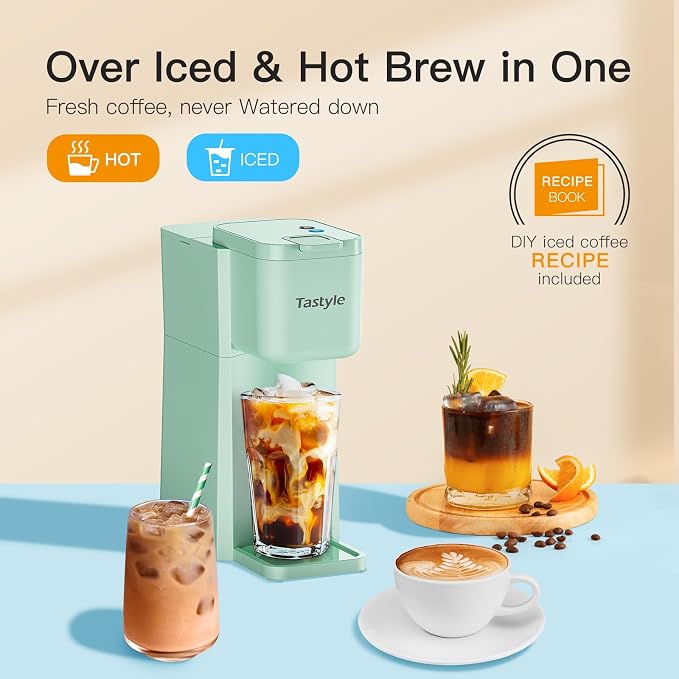 Tastyle Mini Single Serve Hot and Iced Coffee Maker - Image 3