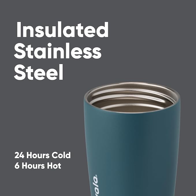 Owala SmoothSip Slider Insulated Stainless Steel Coffee Tumbler, Reusable Iced - Image 4