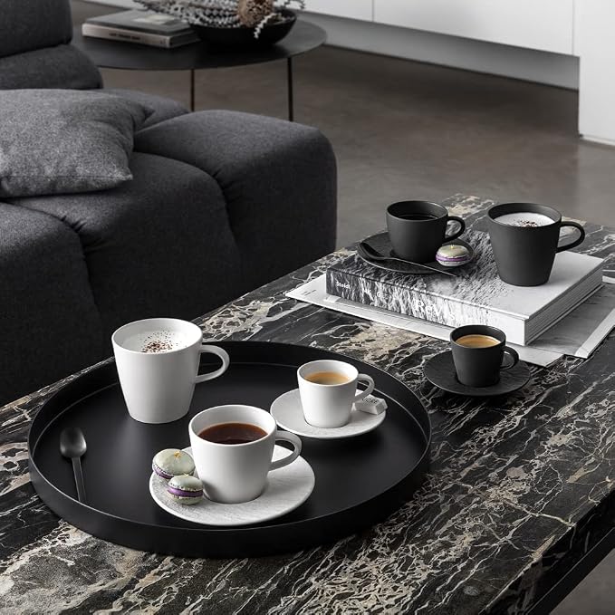 Villeroy & Boch Manufacture Rock Blanc Coffee, Modern Cup, Premium Porcelain - Image 4