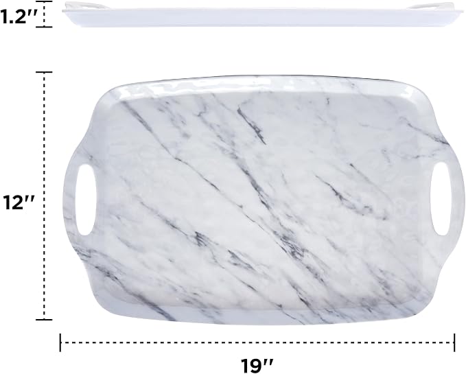 TP Melamine Serving Trays with Handles, Serving platters, Turkey and Party - Image 3