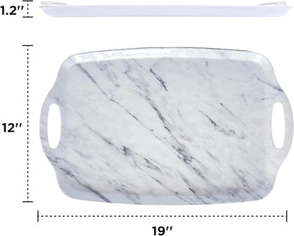 TP Melamine Serving Trays with Handles, Serving platters, Turkey and Party - Image 3