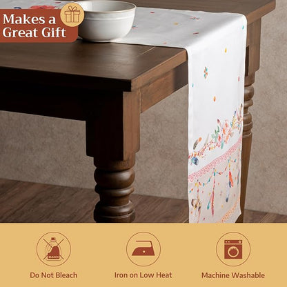 Maison d' Hermine Table Runner 100% Cotton 14.50" x 108" | Table Runners 108 - Image 5