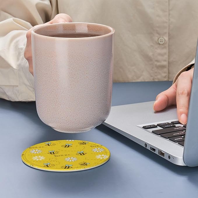 6 Pcs Leather Coasters for Drinks - Image 7