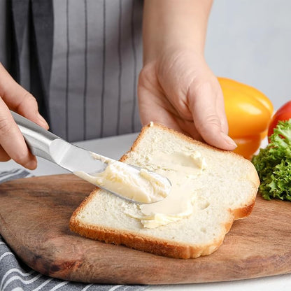 2 Pcs Stainless Steel Butter Knives, Cream Cheese, Pastry & Charcuterie Board - Image 4