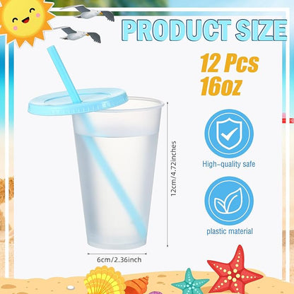 Mifoci 12 Pcs Plastic Tumbler - Image 2