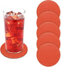 uxcell 5Pcs PU Leather Coasters by uxcell