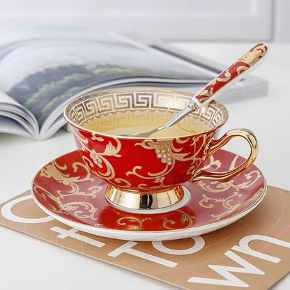 Bone China Cup& Saucer Set - Image 4