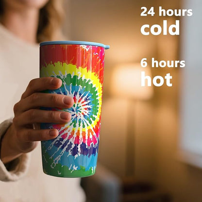 TILUCK 20 oz Insulated Coffee Tumbler - Image 3