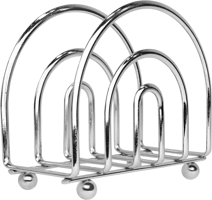 Blue Donuts Chrome Collection Napkin Holder - Image 2