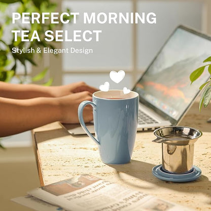 Sweese 15 OZ Porcelain Tea Mug - Image 5