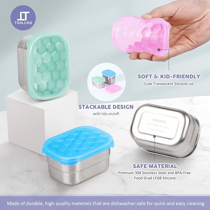 Snack Pro - Small Stainless Steel Snack Containers - Image 5