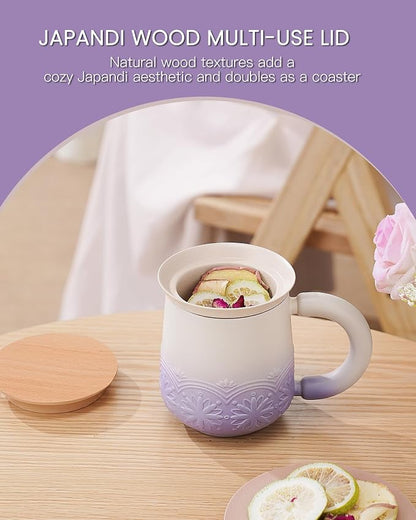 ZENS Tea Mug with Infuser and Lid - Image 2