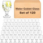 Patelai Set of 120 Water Goblet, 13.5 oz Clear Drinking Glasses Bulk Dishwasher by Patelai