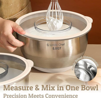Mixing Bowles Set with Lids Set - Image 8