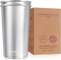 Stainless Steel Cups 20oz/600ml, Stainless Steel Pint Tumbler | Camping by MUMIGUAN
