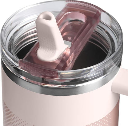 STANLEY Quencher ProTour Flipstraw Tumbler, 40 oz, Rose Quartz Fade | Built-In - Image 2